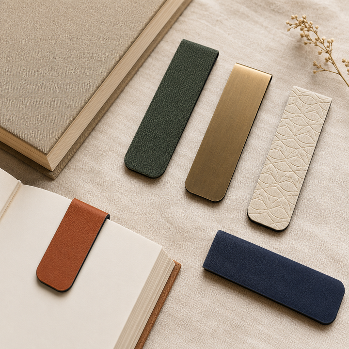 Minimalist Magnetic Bookmark Set