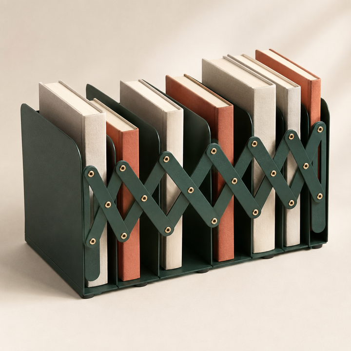 Expandable Steel Book Rack