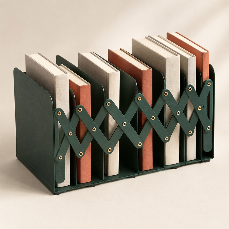 Expandable Steel Book Rack